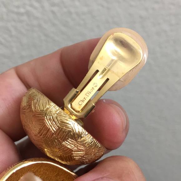 🖤Chr.Dior Vtg clip earrings